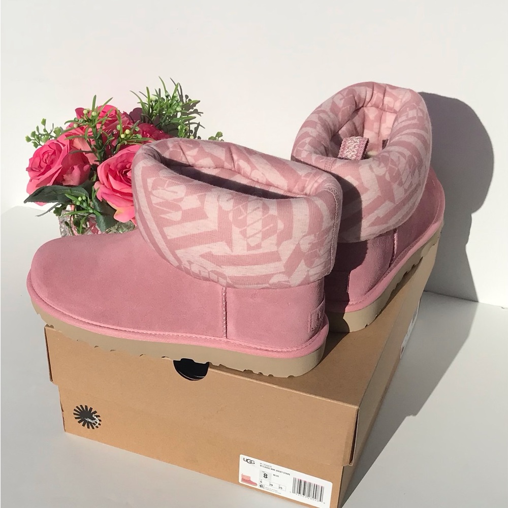 UGG Classic Mini Jersey Stripe Boot
